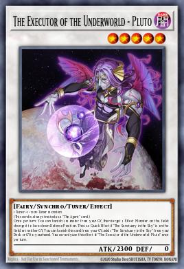 The Executor of the Underworld - Pluto Yu-Gi-Oh card