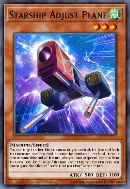 Starship Adjust Plane Yu-Gi-Oh card