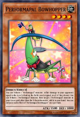 Performapal Bowhopper Yu-Gi-Oh card