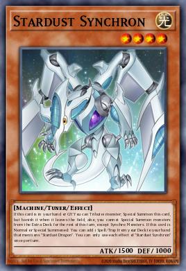 Stardust Synchron Yu-Gi-Oh card