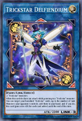Trickstar Delfiendium Yu-Gi-Oh card