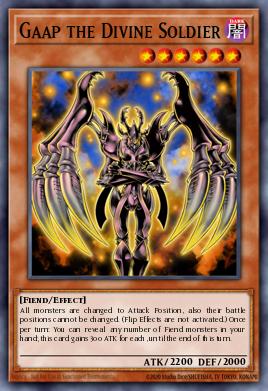 Gaap the Divine Soldier Yu-Gi-Oh card