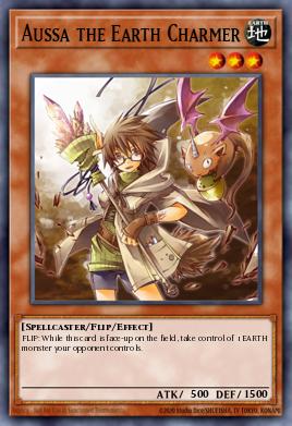 Aussa the Earth Charmer Yu-Gi-Oh card