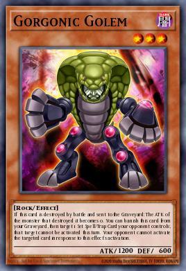 Gorgonic Golem Yu-Gi-Oh card