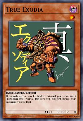 True Exodia Yu-Gi-Oh card