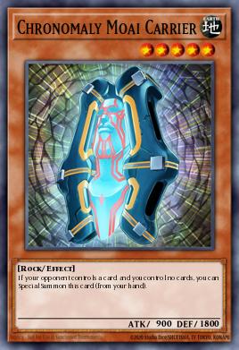 Chronomaly Moai Carrier Yu-Gi-Oh card