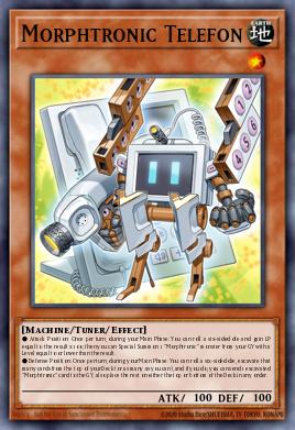 Morphtronic Telefon Yu-Gi-Oh card
