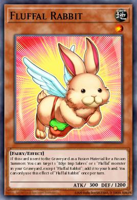 Fluffal Rabbit Yu-Gi-Oh card