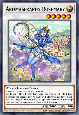 Aromaseraphy Rosemary Yu-Gi-Oh card