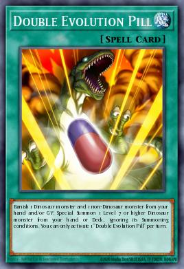Double Evolution Pill Yu-Gi-Oh card