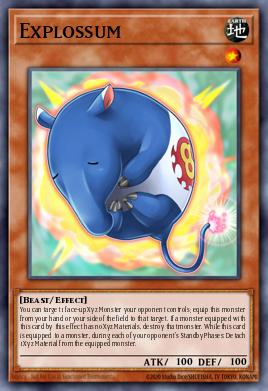 Explossum Yu-Gi-Oh card