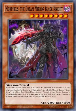 Morpheus, the Dream Mirror Black Knight Yu-Gi-Oh card