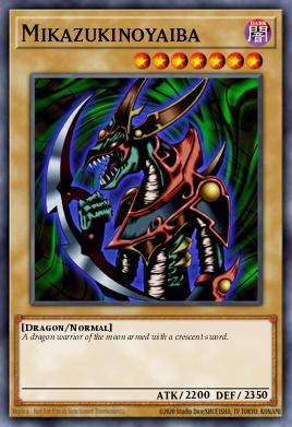 Mikazukinoyaiba Yu-Gi-Oh card