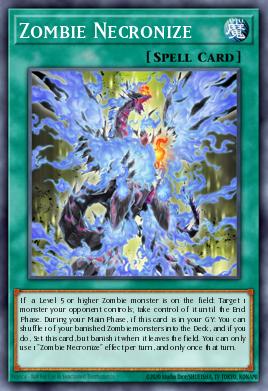 Zombie Necronize Yu-Gi-Oh card