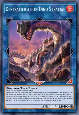 Stratiae the Stratasmasher Dino Yu-Gi-Oh card