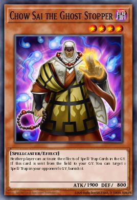 Chow Sai the Ghost Stopper Yu-Gi-Oh card
