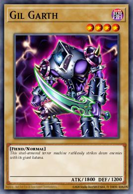 Gil Garth Yu-Gi-Oh card