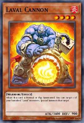 Laval Cannon Yu-Gi-Oh card
