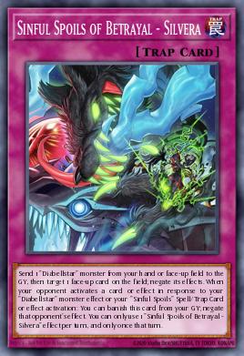 Sinful Spoils of Betrayal - Silvera Yu-Gi-Oh card