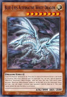 Blue-Eyes Alternative White Dragon Sweepstakes card list