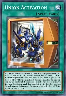 Union Activation Yu-Gi-Oh card