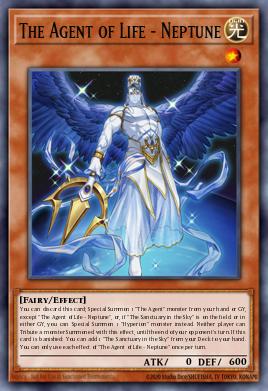 The Agent of Life - Neptune Yu-Gi-Oh card