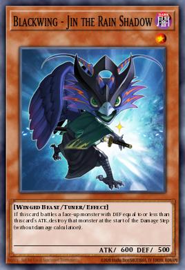 Blackwing - Jin the Rain Shadow Yu-Gi-Oh card