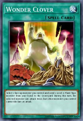 Wonder Clover Yu-Gi-Oh card
