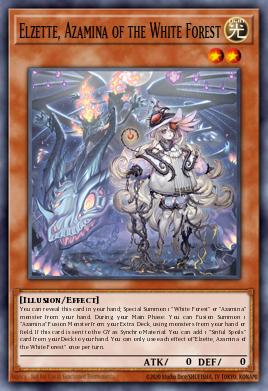 Elzette, Azamina of the White Forest Yu-Gi-Oh card