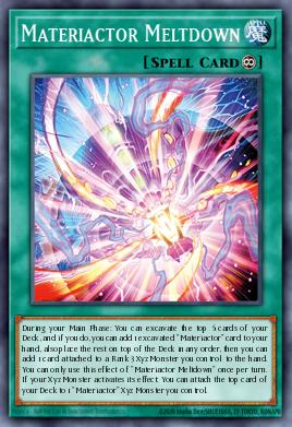Materiactor Meltdown Yu-Gi-Oh card