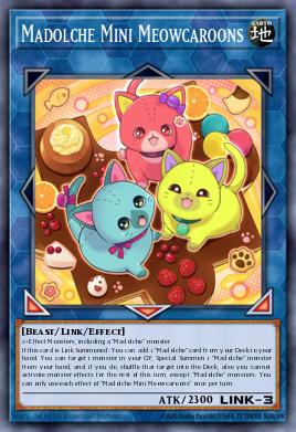 Madolche Mini Meowcaroons Yu-Gi-Oh card
