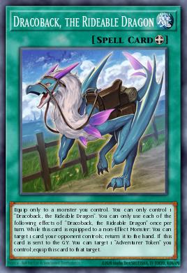 Dracoback, the Rideable Dragon Yu-Gi-Oh card