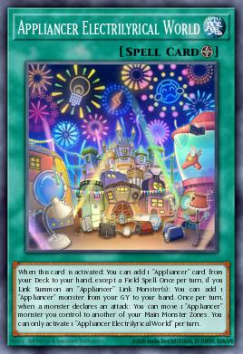 Appliancer Electrilyrical World Yu-Gi-Oh card