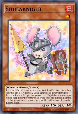 Squeaknight Yu-Gi-Oh card