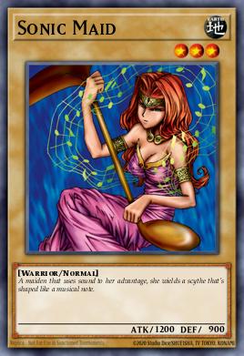 Sonic Maid Yu-Gi-Oh card