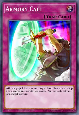 Armory Call Yu-Gi-Oh card