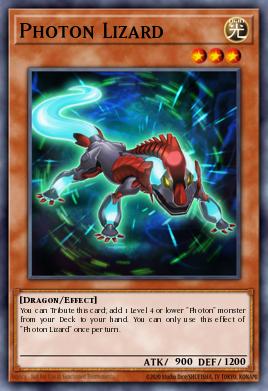 Photon Lizard Yu-Gi-Oh card