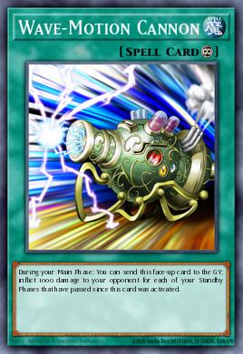 Wave-Motion Cannon Yu-Gi-Oh card
