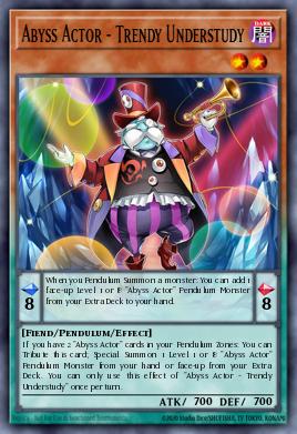 Abyss Actor - Trendy Understudy Yu-Gi-Oh card