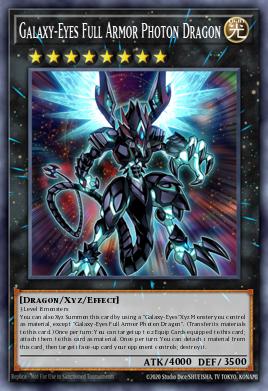 Galaxy-Eyes Full Armor Photon Dragon Yu-Gi-Oh card