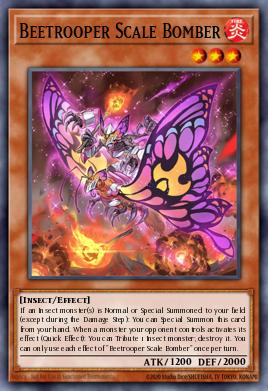 Beetrooper Scale Bomber Yu-Gi-Oh card