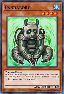 Pandaborg Yu-Gi-Oh card