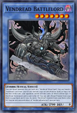 Vendread Battlelord Yu-Gi-Oh card