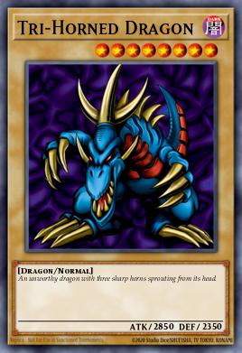 Tri-Horned Dragon Yu-Gi-Oh card