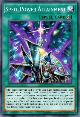 Spell Power Attainment Yu-Gi-Oh card