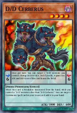 D/D Cerberus Yu-Gi-Oh card