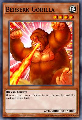 Berserk Gorilla Yu-Gi-Oh card