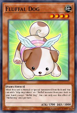 Fluffal Dog Yu-Gi-Oh card
