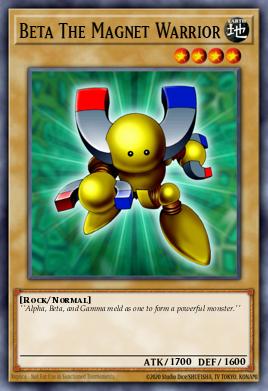 Beta The Magnet Warrior Yu-Gi-Oh card