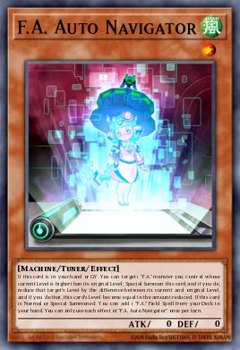 F.A. Auto Navigator Yu-Gi-Oh card